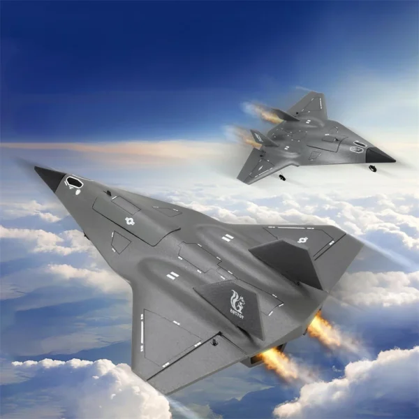 FlyBear FX9672 Darkstar 325mm Wingspan 2.4G 4CH 3D/6G Switchable 6-Axis Gyro EPP RC Airplane Glider RTF - Image 7