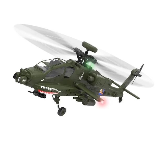 Eachine E250 AH-64 Apache 2.4G 6CH 3D 6-Axis Gyro Dual Brushless Motor 1:32 Scale Flybarless RC Helicopter Compatible With Futaba S-FHSS Protocol - Image 6
