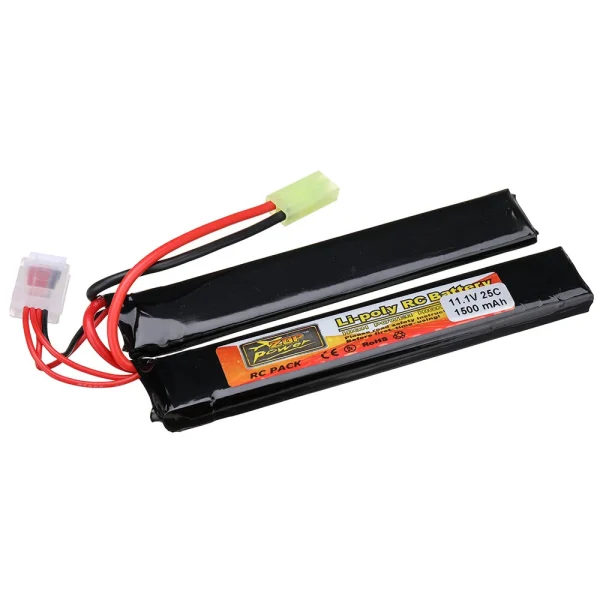 ZOP Power 11.1V 1500mAh 25C 3S LiPo Battery Tamiya Plug With T Plug Adapter Cable for RC Car - Image 2
