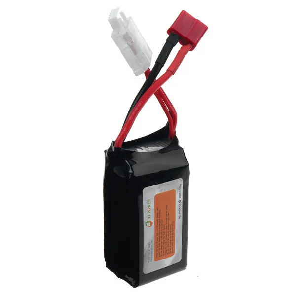 XF POWER 11.1V 1200mAh 25C 3S LiPo Battery T Deans Plug for RC Car - Image 5
