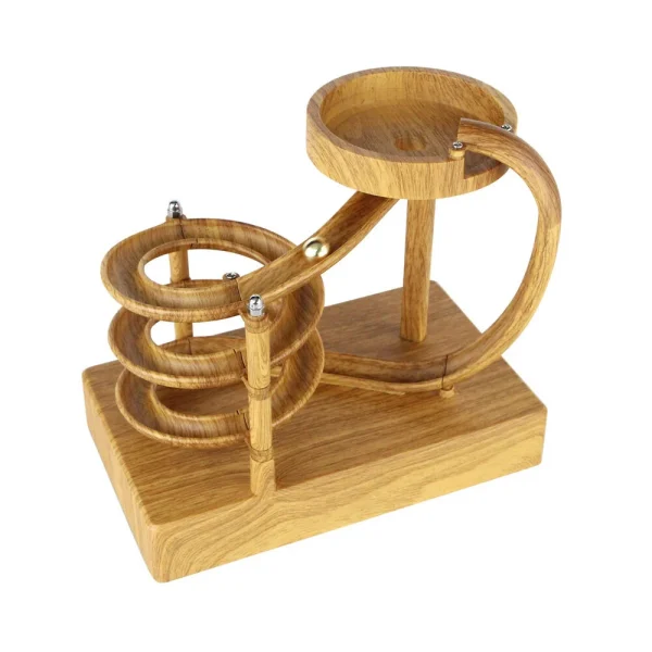 NIKOLATOY Electromagnetic Acceleration Perpetual Motion Machine Model Bulit-in Battery Desktop Ornaments Science Discovery Toys - Image 4