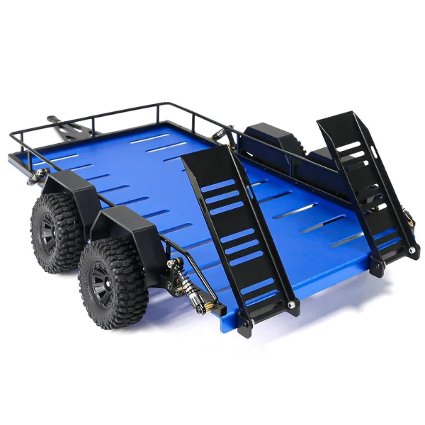 Simulation Trailer Four Wheels for Land Rover Tornado TRX4M 1/18 RC Cars Vehicles Models Spare Parts Accessories - Image 9