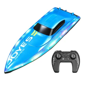 4DRC S7 RTR 2.4G RC Boat Waterproof Speedboat LED Light High Speed Remote Control Ship Dual Motors Vehicles Models Toys