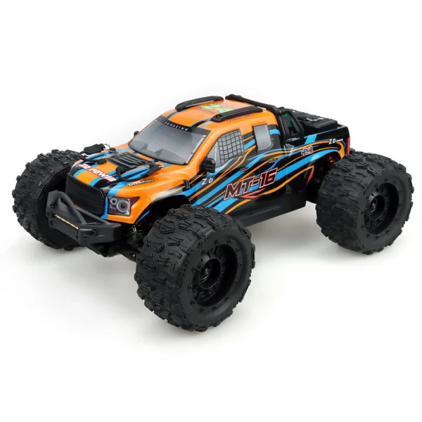 ZD Racing MT16 RTR 1/16 2.4G 4WD 80km/h Fast Brushless RC Car 3S Desert Monster Off-Road Truck Alloy Chassis LED Light Full Proportional Vehicles Models Toys Oil Filled Shocks - Image 7