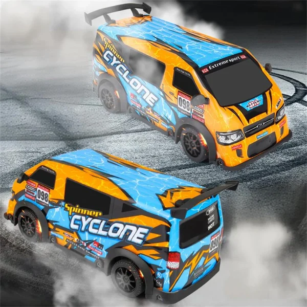 HR 2159 1/24 4WD 2.4G High-Speed Drift Truck Off-Road Model Electric Remote Control RC Car W/ Light - Image 6