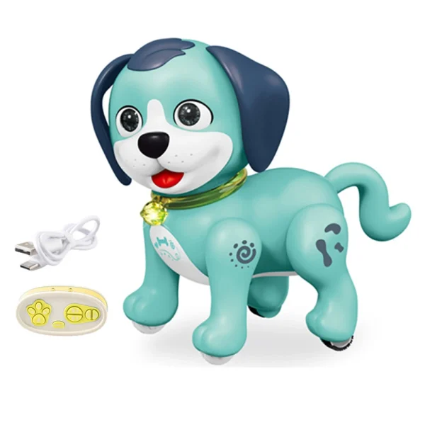 2.4GHz Remote Control Robot Pets Dog Rechargeable Cute Lighting and Music Robot Dog Toys for Children - Image 4