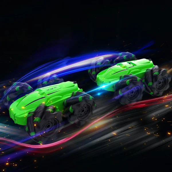 2.4G 4CH Stunt Drift RC Car Deformation Remote Control Rock Crawler Roll Flip Kids Robot Auto Toy - Image 8