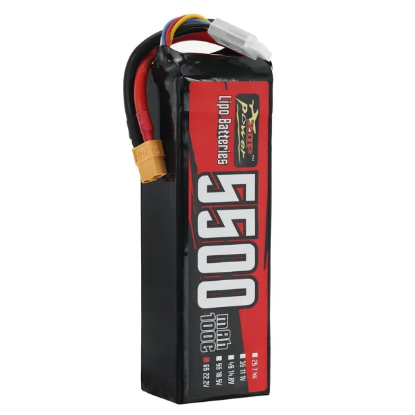 ZOP Power 22.2V 5500mAh 100C 6S 122.1Wh LiPo Battery XT60 Plug for RC Drone - Image 5