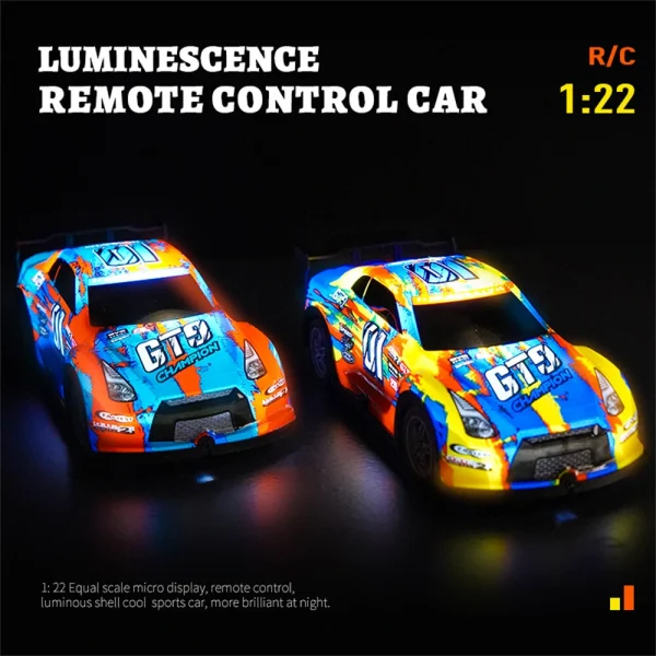 KYAMRC P220/221/222/223 1/22 27MHZ RWD Drift RC Car LED Light High Speed Racing Stunt Vehicles Models Remote Control Toys - Image 8