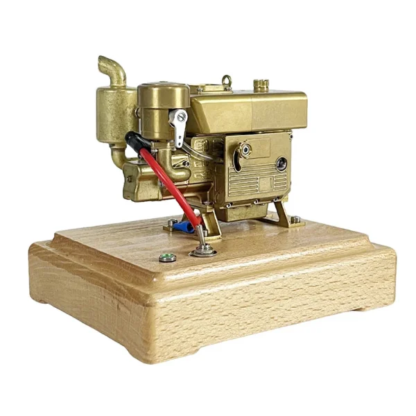NikolaToy for MUSA 1/8 2.6cc Mini Single-Cylinder 4-Stroke Gas Powered Motor Engine Model Physics Experiment Science Discovery Production Invention Gift Collection Toys - Image 3