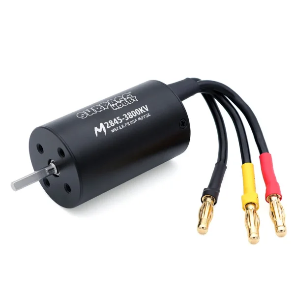 SURPASS HOBBY M2845/M540 All Black Waterproof Brushless Motor W/ M45A Waterproof ESC 4.0 Connector Suitable for 1/14 Model RC Car Parts - Image 3