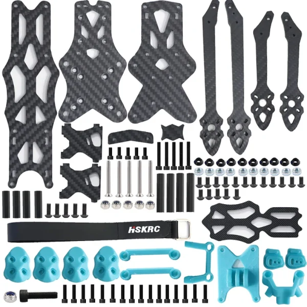 APEX5 5 Inch Carbon Fiber Frame Kit Support DJI O3 for DIY Freestyle RC FPV Racing Drone - Image 8