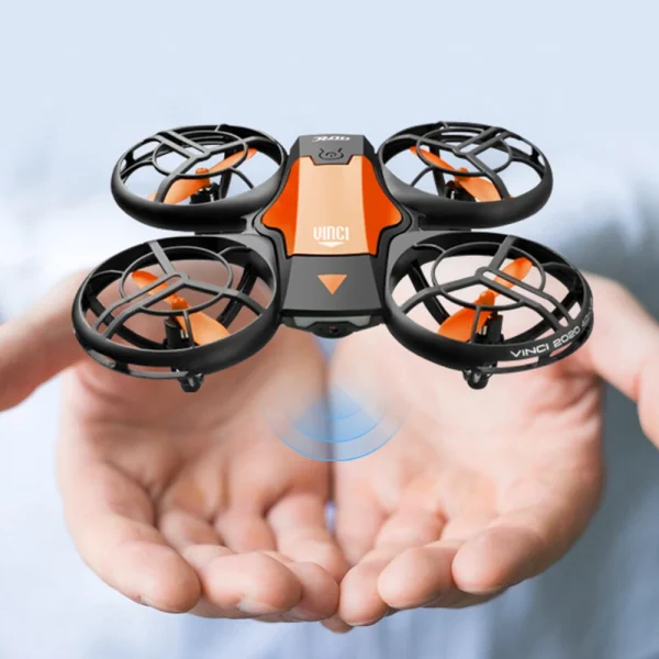 4DRC V8 Mini WiFi FPV with HD Camera Gesture Control Stunt Tumbling Colorful LED Lights Grid Full Protection Child Gift RC Toys Drone Quadcopter RTF - Image 2