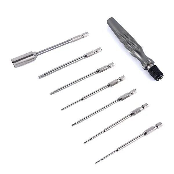 7Pcs 1.5/2/2.5/3/4/5.5mm Hexagonal Screwdriver Tool Set for RC Drone Helicopter Quad Car Repair - Image 3