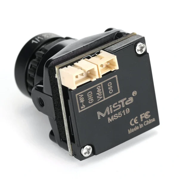 Mista MS519 1/1.8 Inch Starlight 1800TVL 2.1mm Lens FOV 120 NTSC PAL 16:9 4:3 Switchable Wide Voltage Freestyle FPV Camera For RC Drone - Image 4