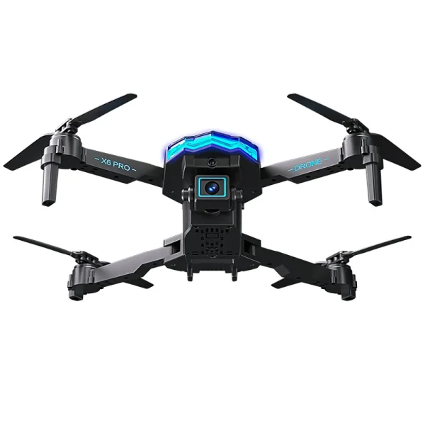 XKRC X6 PRO WiFi FPV WiFi FPV with Dual HD Camera 360 Obstacle Avoidance Optical Flow Positioning LED Foldable RC Drone Quadcopter RTF - Image 5