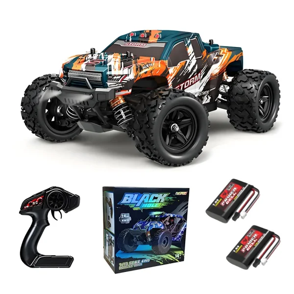 HS 18301/18302/18303/18304 RTR 1/18 2.4G 4WD 36km/h RC Car High Speed Off-Road Truck LED Light Full Proportional Vehicles Models Toys - Image 7