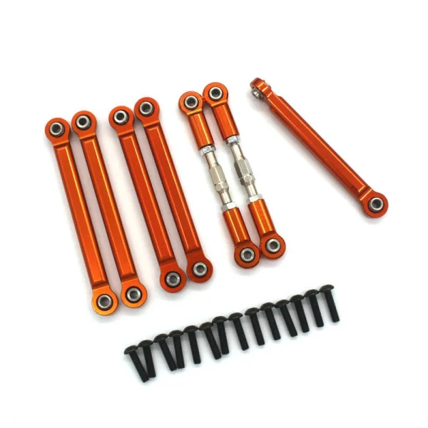 7PCS Pull Rods For ZD Racing DBX-10 1/10 Rc Car Metal Whole Vehicle Parts - Image 2