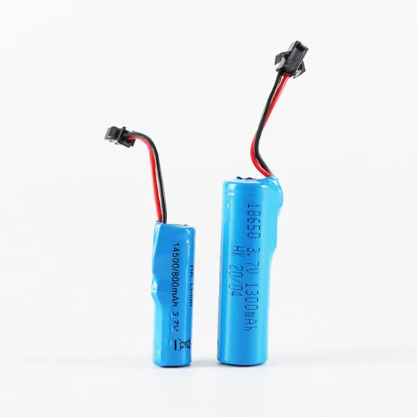 2PCS / 4PCS 3.7V 1300mAh 18650 Battery SM Plug for RC Car