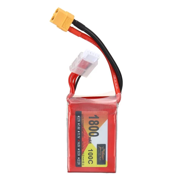 ZOP Power 14.8V 1800mAh 100C 4S LiPo Battery XT60 Plug for RC Drone - Image 5