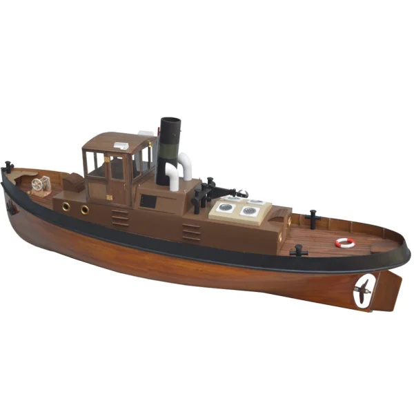 Tony Ray Aero Model 1/18 Mini 1930s Steam Tug Boat RC Ship DIY Full KIT Unassembled w/ Motor ESC Servo Micro Toys - Image 2
