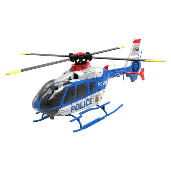 RC ERA C123 2.4G 6CH 6-Axis Gyro Optical Flow Localization Altitude Hold 1:36 EC135 Scale RC Helicopter RTF - Image 2