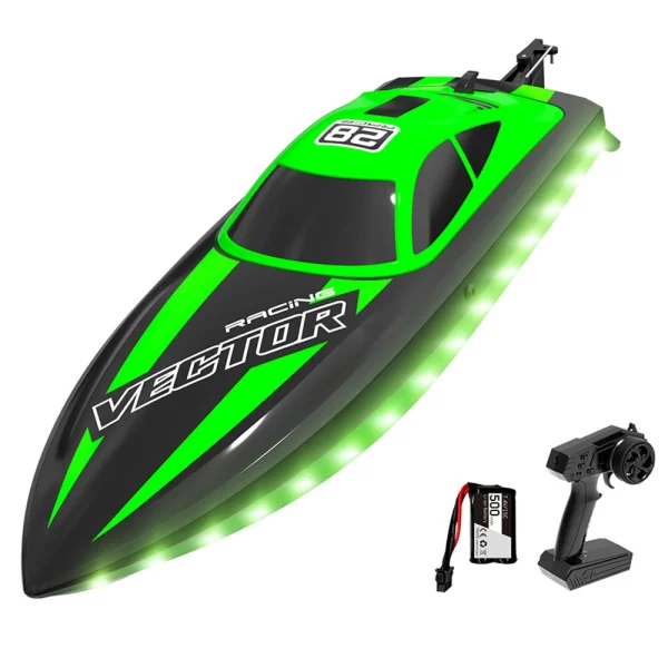 Volantexrc 79506 VECTOR28 2.4G 2CH RTR RC Boat Waterproof 25km/h High Speed with LED Light Water Cooling System Remote Control Boat Vehicle Model - Image 3