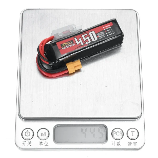ZOP Power 11.4V 450mAh 80C 3S LiPo Battery With XT30 Plug for Pavo20 Pro DarwinFPV Baby Ape/Pro DarwinFPV BABY APE/PRO/V2 FPV Drone - Image 9