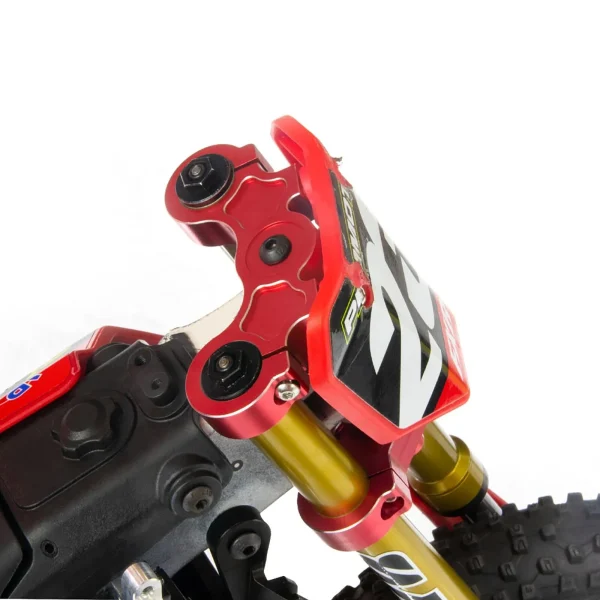 1Set Aluminum Alloy 7075 Triple Clamp Set For LOSI 1/4 Promoto-MX Motorrad RTR LOS06000 LOS264004 RC Motorcycle Parts - Image 2