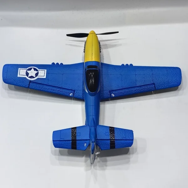 HW W551 Flight P51 Mustang 2.4GHz 4CH 410mm Wingspan 6-Axis Gyro One Key Aerobatics EPP Mini RC Airplane RTF for Beginner - Image 6