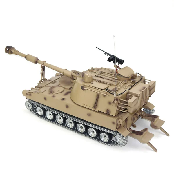 Tongde Model M2109 M109A2 1/16 2.4G RC Tank Loud Speaker Battle Shooting RC Car Vehicle Models RTR Toys - Image 4