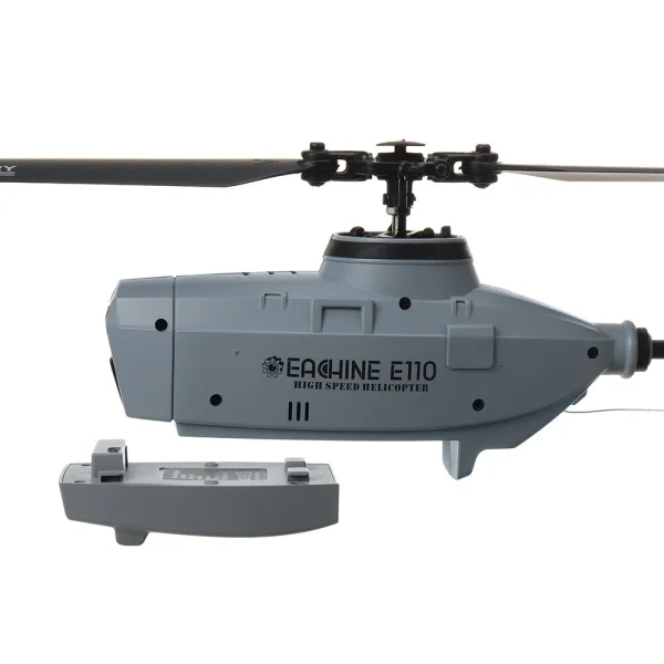Eachine E110 2.4G 4CH 6-Axis Gyro 720P Camera Optical Flow Localization Flybarless Scale RC Helicopter RTF - Image 5