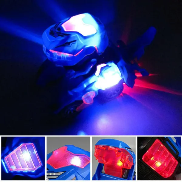 Electric Transforming T-Rex Dinosaur Car with Light Sound Animal Diecast Model Toys - Image 7