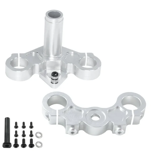 1Set Aluminum Alloy 7075 Triple Clamp Set For LOSI 1/4 Promoto-MX Motorrad RTR LOS06000 LOS264004 RC Motorcycle Parts - Image 7