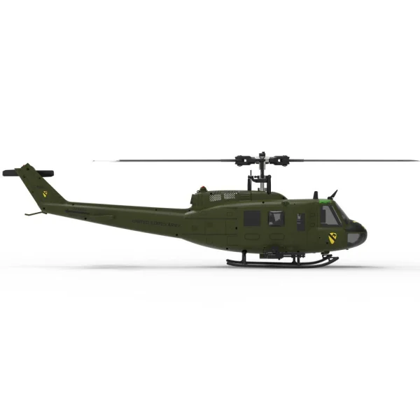 Eachine E190 1:34 UH-1 HUEY Scale 2.4G 6CH Altitude Hold Optical Flow Positioning Dual Brushless Motor RC Helicopter - Image 4