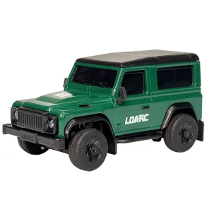 LDARC R01 1/64 2.4G RWD RC Car Micro Rock Crawler Mini Climbing Truck LED Light 3 Speed Off-Road Vehicles Models Remote Control Racing Full Proportional Toys 60 Minutes Working Time