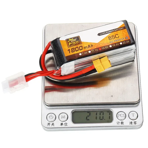 ZOP Power 14.8V 1800mAh 85C 4S Lipo Battery XT60 Plug for FPV RC Drone - Image 8