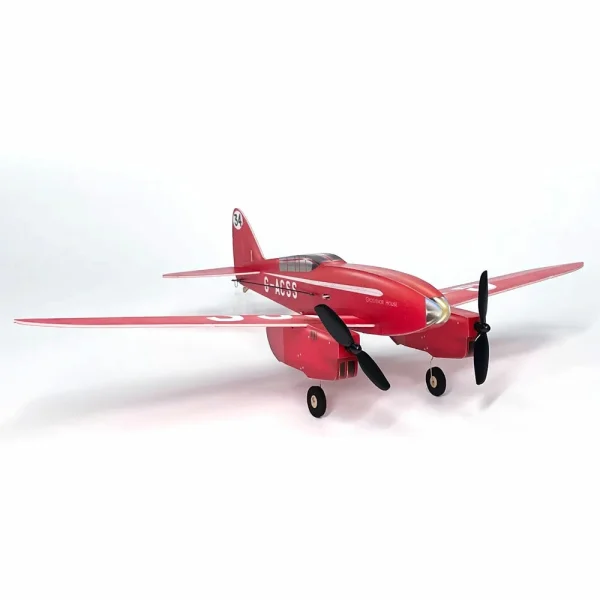 MinimumRC de Havilland DH.88 Dual Motor 460mm Wingspan KT Foam FPV RC Airplane KIT+Motor - Image 8