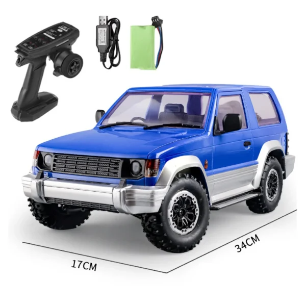 LDRC 1297 RTR Pajero 1/14 4WD RC Car LED Light Off-Road Truck Climbing Rock Crawler Full Proportional Vehicles Models Remote Control Toys - Image 3