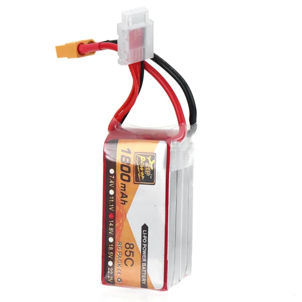 ZOP POWER 14.8V 1800mAh 85C 4S LiPo Battery XT60 Plug for RC Drone - Image 4