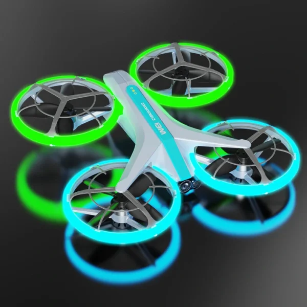 4DRC V33S WiFi FPV with HD Dual Camera Optical Flow Positioning Stunt Tumbling Colorful LED Lights Brushless Grid Full Protection Child Gift RC Toys Drone Quadcopter RTF - Image 2