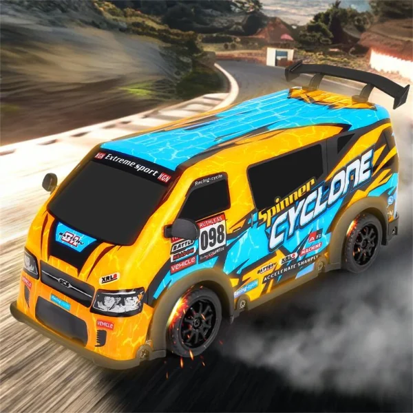 HR 2159 1/24 4WD 2.4G High-Speed Drift Truck Off-Road Model Electric Remote Control RC Car W/ Light - Image 8