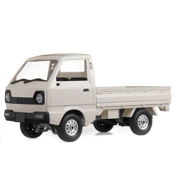 WPL D12 1/10 2.4G 2WD Military Truck Crawler Off Road RC Car Vehicle Models Toy Several Battery - Image 4