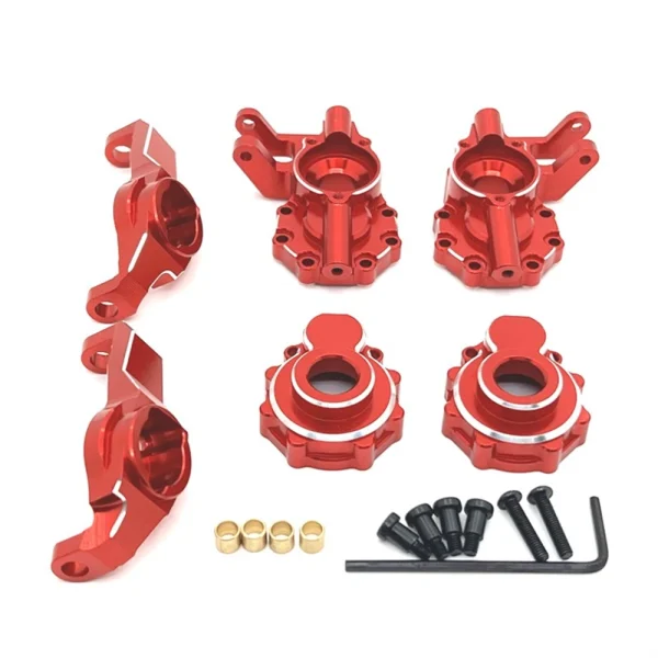 Upgraded Metal Parts Front Axle C Seats Steering Cup Set for HB Toys R1001 R1002 R1003 1/10 Rock Crawler Off-Road Climbing Truck RC Cars Vehicles Models Spare Accessories - Image 2