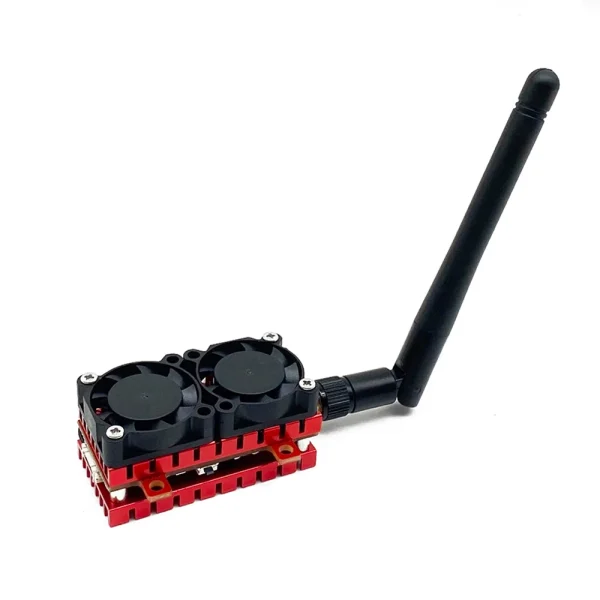 SLONWAKE 5.8G 48CH 5W FPV Transmitter 200mW 500mW 1200mW 5000mW VTX Dual Cooling Fan Built-in Microphone for RC Drone Airplane Long Rang - Image 5