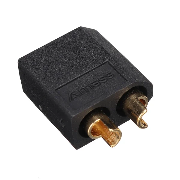 Amass XT60W Waterproof Plug Gold-Plated Black Bullet Connector Male and Female Plug for RC Drone - Image 5