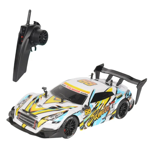 1/14 2.4G 4WD Drift RC Car High Speed LED Light On-Road Racing Remote Control Vehicles Models Multi Player Competiton Toys - Image 4