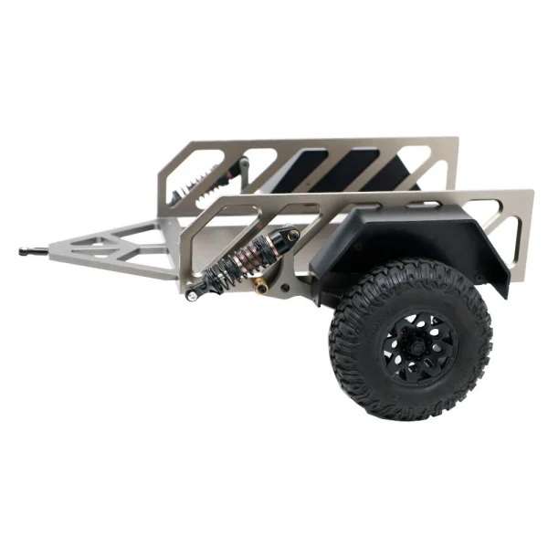 1/10 Metal CNC Simulate Trailer For D90 SCX10 TRX4 RC Car Parts Cralwer Models - Image 2