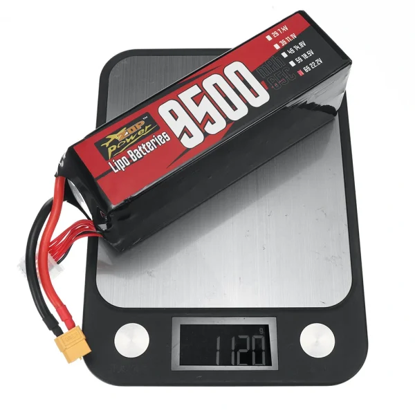 ZOP Power 6S 22.2V 9500mAh 65C 210.9Wh LiPo Battery XT60 Plug for Long Range RC Drone FPV Racing - Image 8