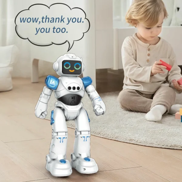 RC Smart Robot Toy Walking Singing Dancing Action Figure Emotion Dialogue Remote Control Robot Toy Electronic Interactive Toy Gift For Kids - Image 3